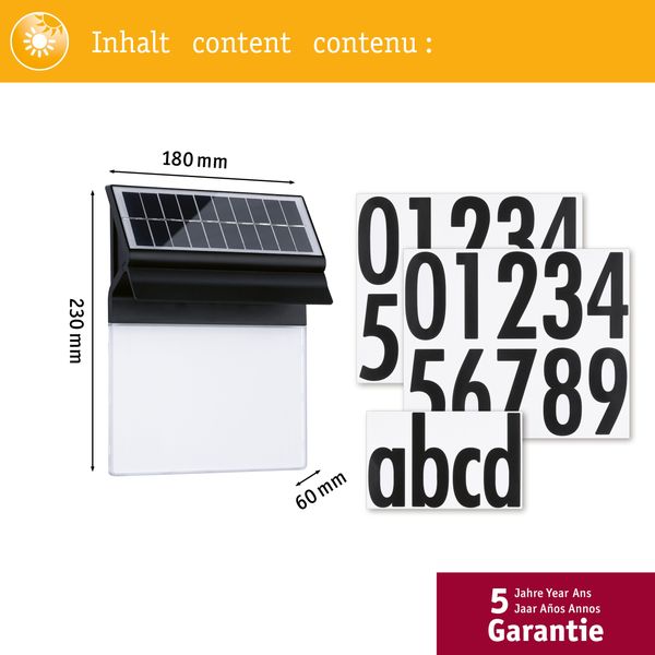 Paulmann 94694 Outd. Solar IP44 long oparation time. Bild 4