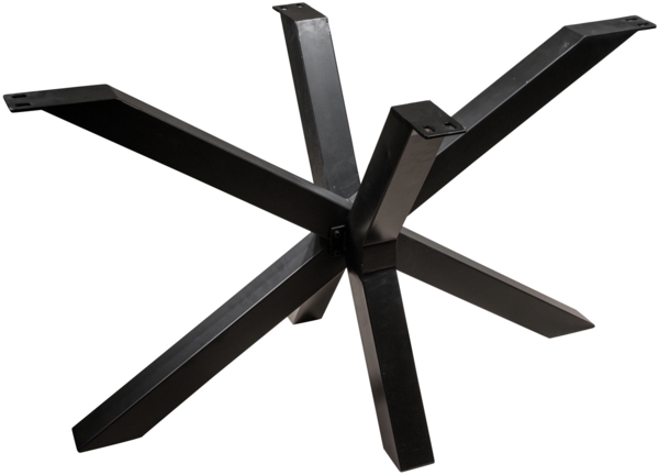 Baumkante Esstisch Akazienholz massiv Metallgestell Natur 160x85 cm schwarz QUINCY 524779 Bild 1