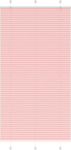 vidaXL Plissee Rosa 110x200 cm Stoffbreite 109,4 cm Polyester 4015468