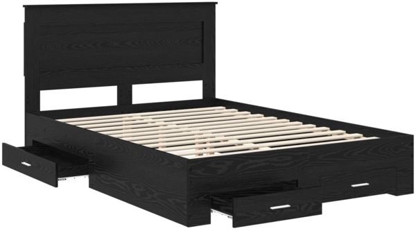 vidaXL Bettgestell mit Schubladen mit Kopfteil Holzwerkstoff 3410319 Bild 4