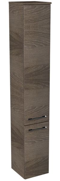 Lanzet Hochschrank 30 cm, rechts, Dunkelbraun