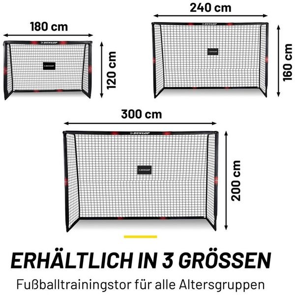Dunlop Fußballtor Dunlop Fußballtor 240 x 160 x 85 cm Bild 3