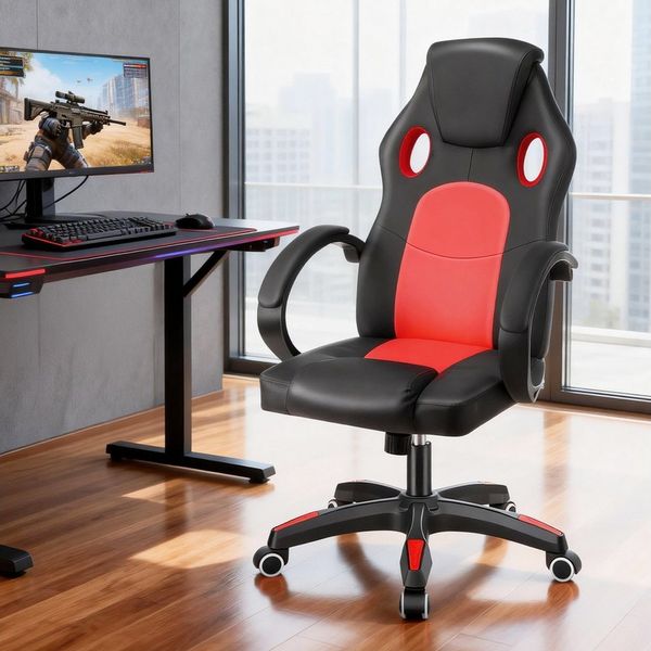 oyajia Gaming-Stuhl Bürostuhl Ergonomischer Gaming Sessel, Schreibtischstuhl