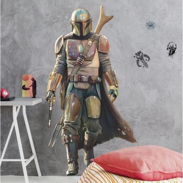 Star Wars Mandalorian Riesen-Wandaufkleber