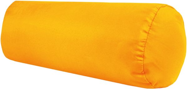 Bestlivings Nackenrolle 12x30cm ( BxL ) Bezug in der Farbe Orange, in vielen vers. Farben