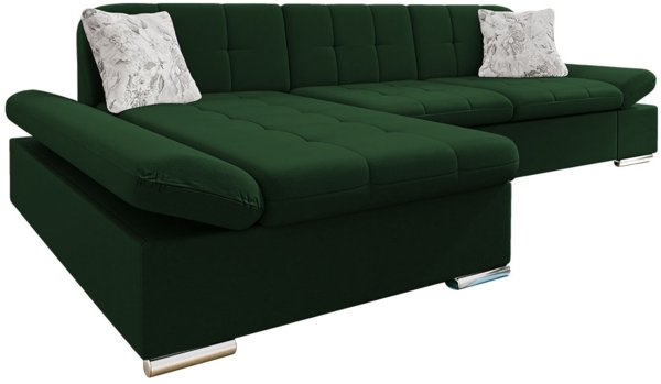 Ecksofa Montana Premium (Venus Velvet 2941 + Venus Velvet 2941 + Lea 533, Seite: Links)