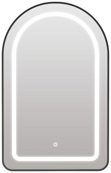 radelldar Spiegelschrank Badschrank, Hängeschrank mit Spiegel Wandschrank (1-St) Badezimmerschrank mit LED-Beleuchtung, 42x68 cm