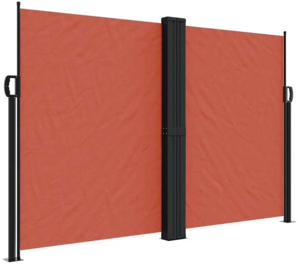 vidaXL Seitenmarkise Ausziehbar Terrakottarot 160x600 cm 4004633