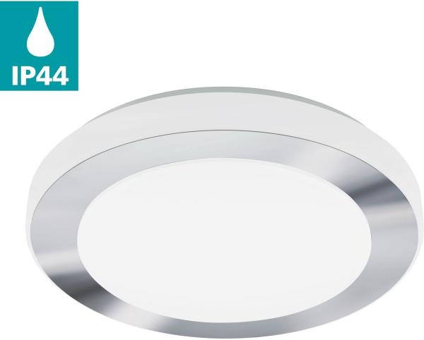 Eglo 95283 Badezimmerleuchte LED Carpi in chrom und weiß 3x7,3W Ø 38,5cm