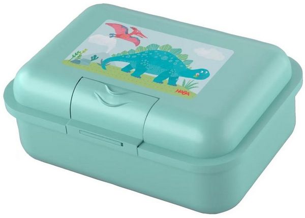 Haba Lunchbox Brotdose Dino, Kunststoff, (Set, 2-tlg, 1), stapelbar