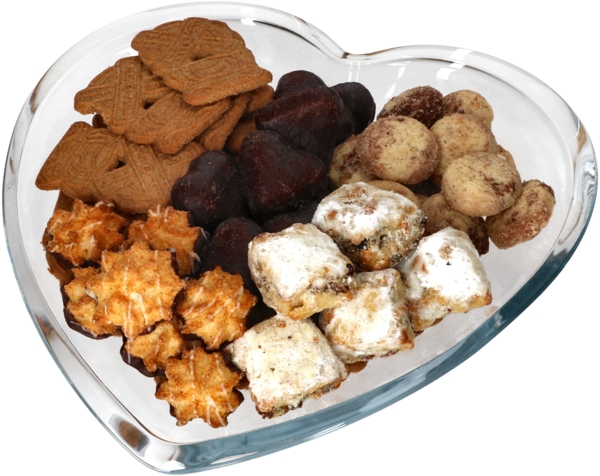 Ritzenhoff&Breker Cuore Gebäckteller Glas Herz 30,5cm Schale Platte Weihnachten Bild 2