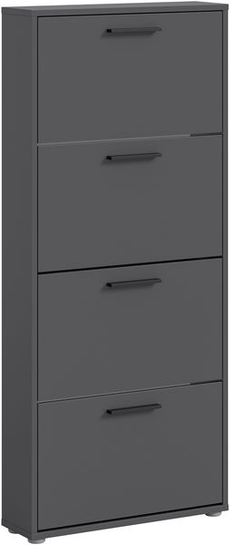 Schuhkipper >See< in Anthrazit, Melaminbeschichtet - 59x136x17cm (BxHxT)