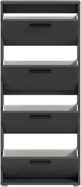 Schuhkipper >See< in Anthrazit, Melaminbeschichtet - 59x136x17cm (BxHxT) Bild 8