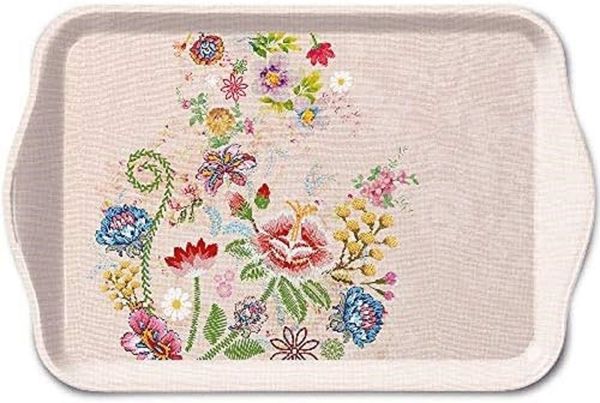 Ambiente Luxury Paper Products Tablett Melamin 15x21 cm Serviertablett- Kaffee, Tee Serivce, Melamin