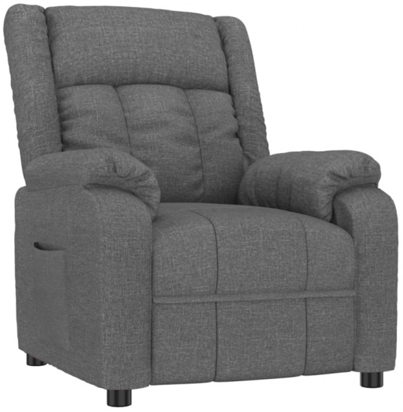 vidaXL Relaxsessel Dunkelgrau Stoff 348109