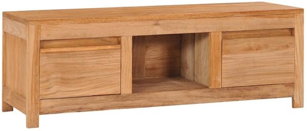 vidaXL TV-Schrank 100×30×35 cm Massivholz Teak 288900