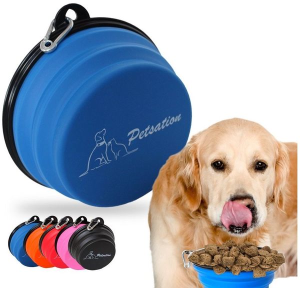 Petsation Reisenapf Hundenapf faltbar für unterwegs - Reisenapf Hund ideal für den Alltag