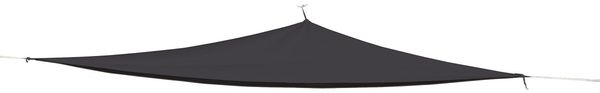 Sonnensegel 3,6x3,6 m UV30+ Sonnenschutz Sonnendach wasserabweisend anthrazit