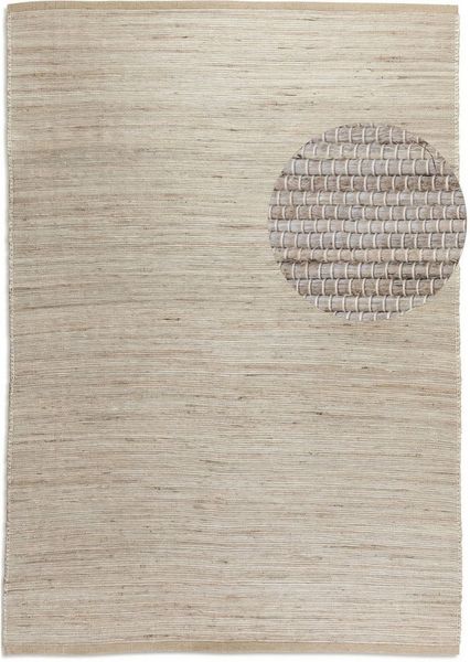 HANSE Home Teppich Dhaka Juteteppich, rechteckig, Höhe: 5 mm, Läufer, handgewebt, Jute, Wolle, Natur, Wohnzimmer, Flur, Klassisch