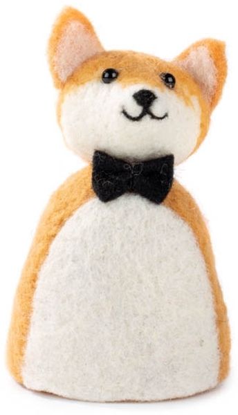 Eierwärmer aus Filz Fuchs