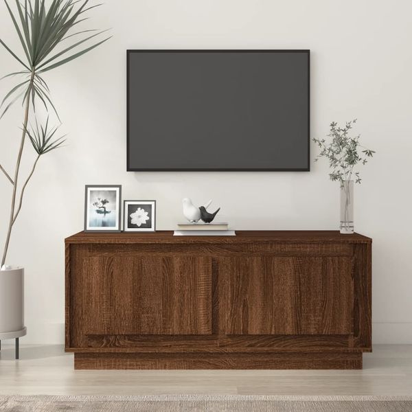 vidaXL Couchtisch Braun Eichen-Optik 102x50x44 cm Holzwerkstoff 819883