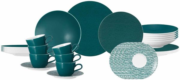 Seltmann Weiden Life Fashion Kombiservice 30-teilig - Trendy Petrol