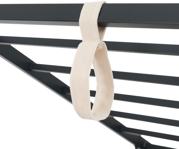 Kinderbett Tagesbett 90×190 cm mit hydraulischem Stauraum, Gitter-Design, Beige, ohne Matratze Bild 10