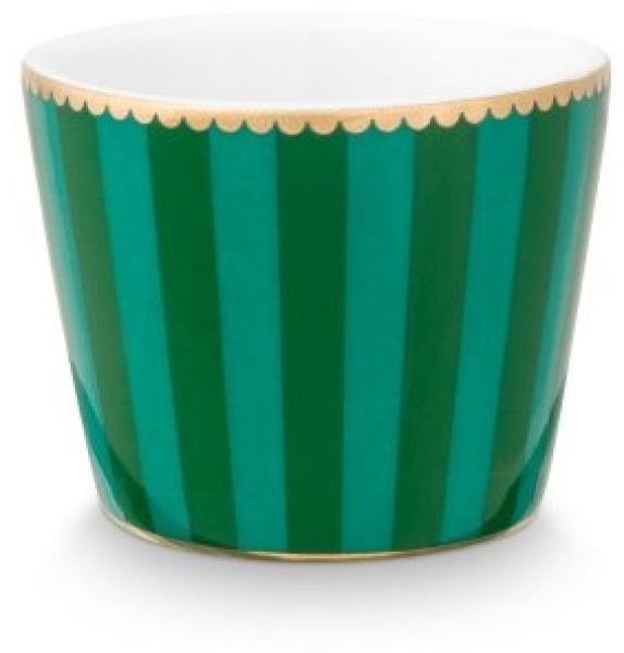 Pip Studio Eierbecher Love Birds Stripes Emerald Grün 51.011.039