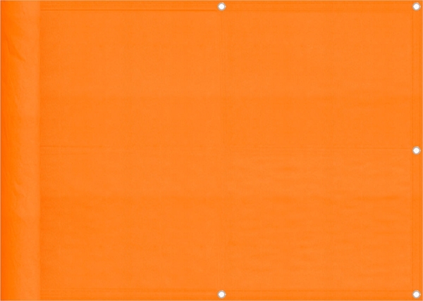 vidaXL Balkon-Sichtschutz Orange 75x800 cm 100 % Polyester-Oxford 42002139