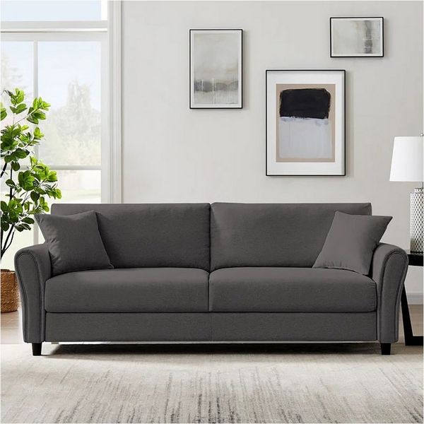 HTI-Living Sofa Sofa Valeria Grau Zweisitzer, Stück 1 Teile, Couch