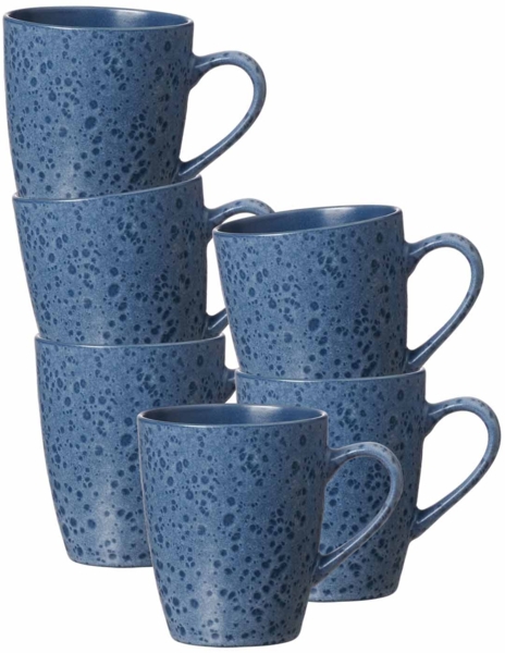 Ritzenhoff & Breker Kitwe Kaffeebecher 370 ml blau 6er Set