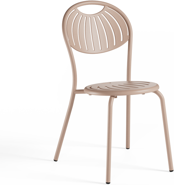 2er Set Coupole Gartenstuhl rosa