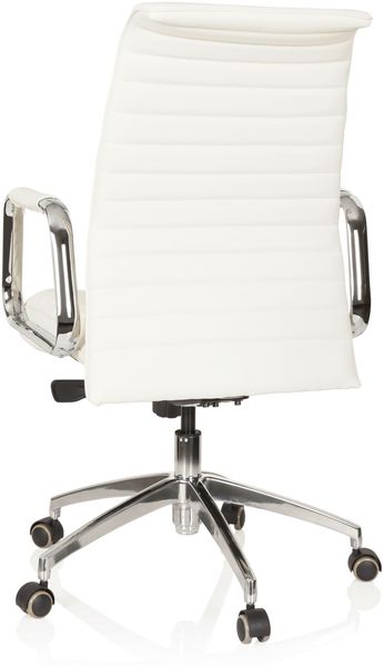 hjh OFFICE Profi Chefsessel ASPERA 10 Leder weiß Bild 7