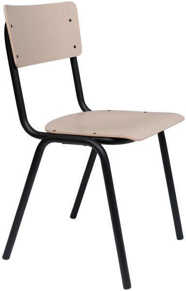 Stuhl Stapelstuhl BACK TO SCHOOL MATTE BEIGE von ZUIVER