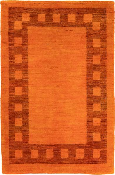 Morgenland Wollteppich - 123 x 79 cm - Orange