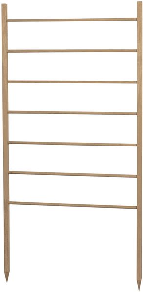Windhager Holz Rankleiter, Kiefernholz, 60x120 cm, Rankhilfe, Rankgitter, Pflanzenstütze, Kletterhilfe für Pflanzen, Rankgerüst, ideal für Garten- und Hochbeete, FSC-Zertifiziert