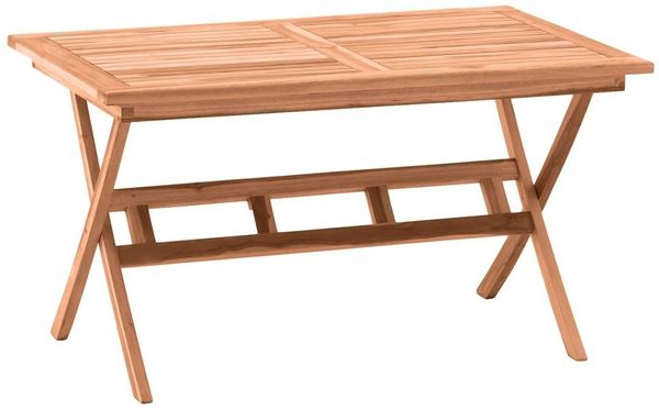 Gartentisch Esstisch 135x85 Teak