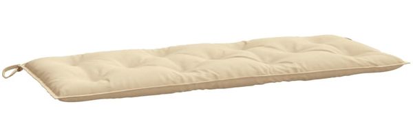 vidaXL Gartenbank-Auflagen 2 Stk. Beige 120x50x7 cm Oxford-Gewebe 361681 Bild 4