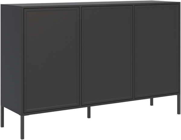 Selsey 'Velveto' – Sideboard 3-türig, Schwarz, 150 cm