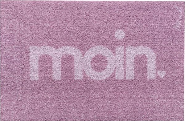 Mad about Mats Fußmatte, Rechteckig, Mit Spruch, Moin, Waschbar, Rutschfest, Indoor und Outdoor