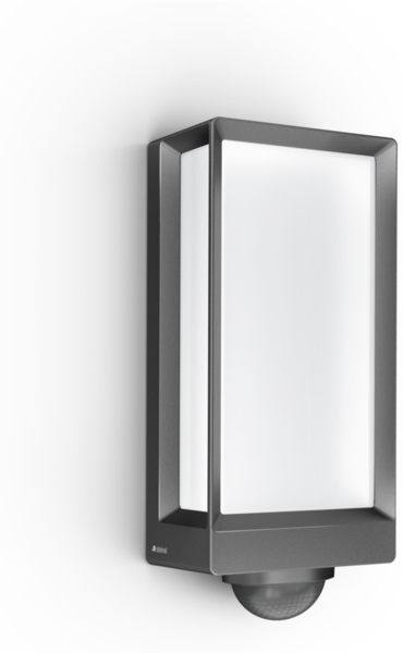 Steinel 'L 42 SC' LED-Außenleuchte mit 180°- Bewegungsmelder und Bluetooth, per App einstellbar, 13 W, 3000 K, Aluminium anthrazit, 13,1 x 10,5 x 30,6 cm
