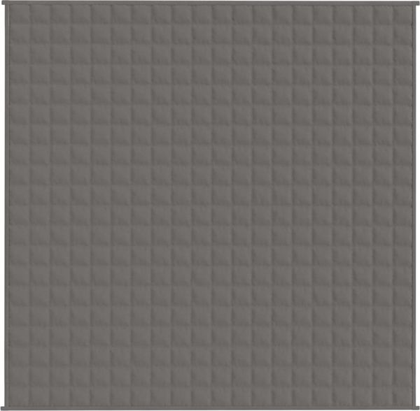 vidaXL Gewichtsdecke Stoff, 1 x Gewichtsdecke, Dunkelgrau, 200x200 cm, Stoff, 9 kg Bild 3