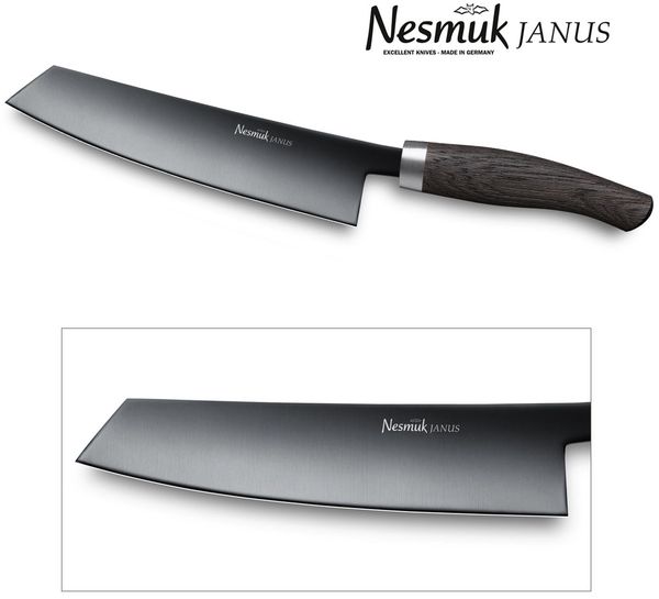 Nesmuk JANUS Kochmesser 180 Griff: Mooreiche