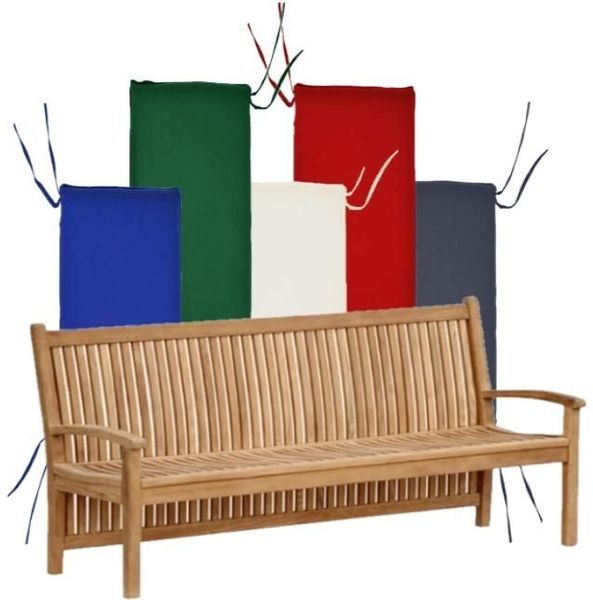 Bankauflage 180x50 cm für Gartenbank Pescara - grün Bild 3