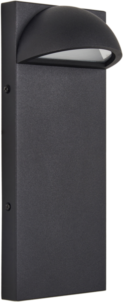 LED Außenwandleuchte SAJUR Schwarz