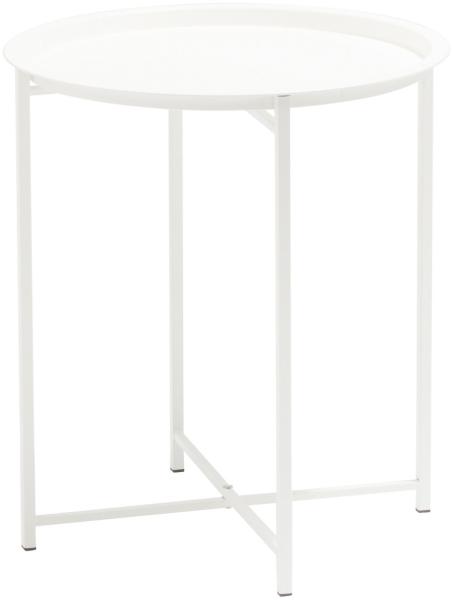 osoltus Garten Balkon Beistelltisch weiß 46cm