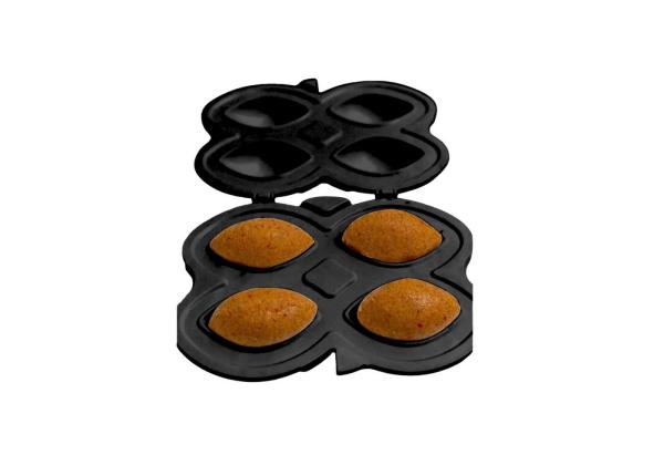 cofi1453® Hüma Içli Köfte Aparati 3-Teilig Kibbeh Maker gefüllte Frikadelle Form Teigform schwarz