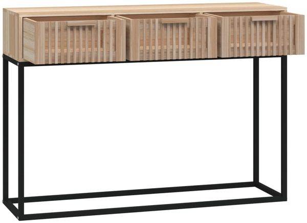 Konsolentisch, Beistelltisch, Konsole 105x30x75 cm Holzwerkstoff und Eisen Bild 5