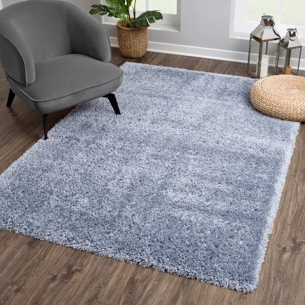 Sanat Hochflor-Teppich Porto, rechteckig, Höhe: 45 mm, Wohnzimmer, Langflor, Shaggy, auch als Läufer