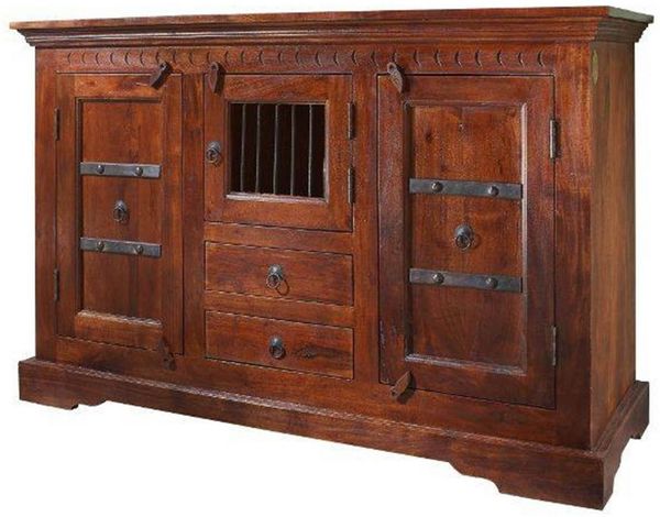 Kommode Akazie 130x50x85 nougat lackiert OXFORD #412